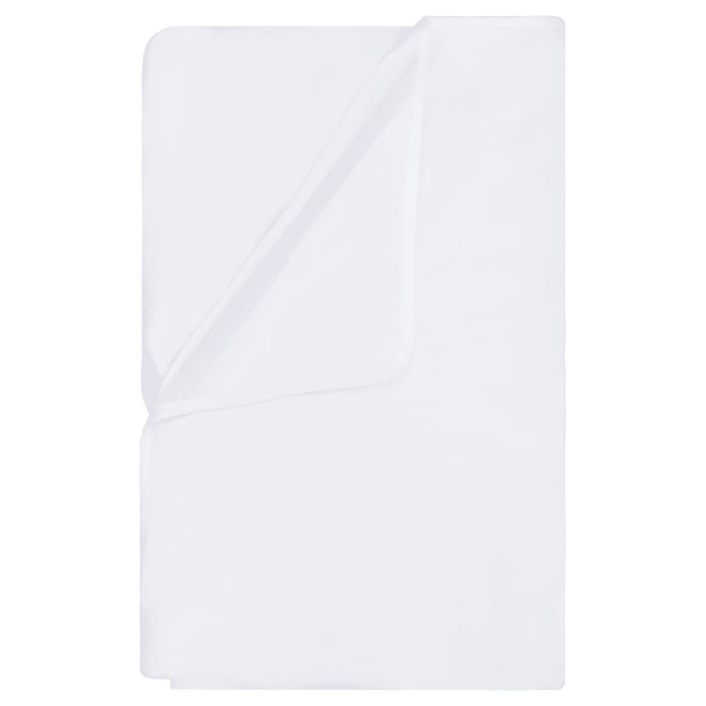 2 darab fehér pamut vízálló matracvédő 60 x 120 cm 