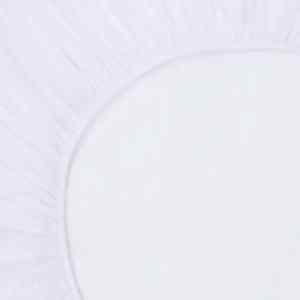 vidaXL Vanntette lakener 2 stk bomull 200x220 cm hvit