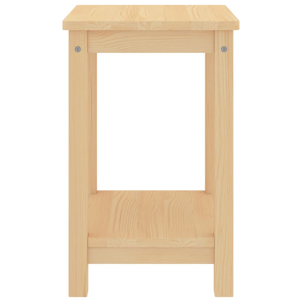 

vidaXL Nachtkastje 35x30x47 cm massief grenenhout lichthoutkleurig