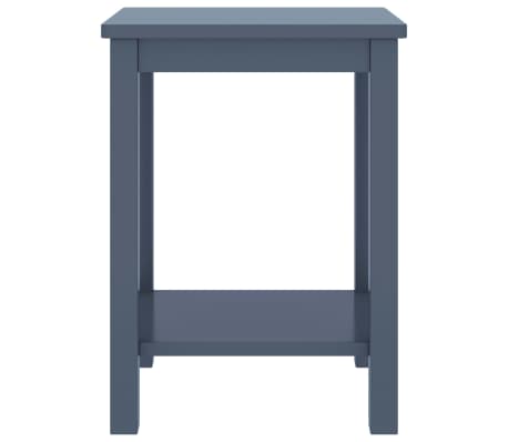 vidaXL Приліжкова тумбочка Світло-сірий 35x30x47 см Масив сосни