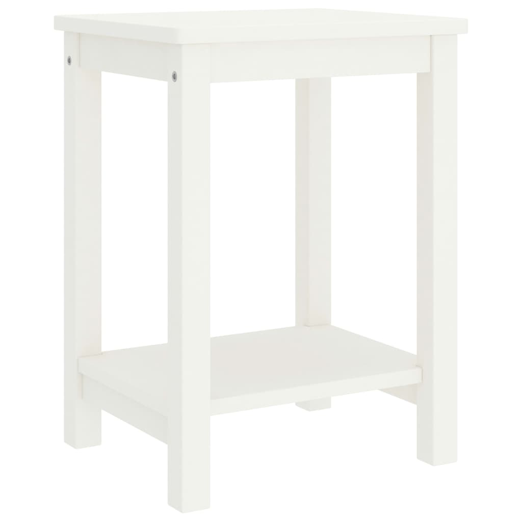 

vidaXL Nachtkastjes 2 st 35x30x47 cm massief grenenhout wit