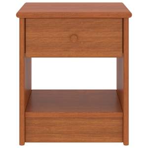 vidaXL Nattbord honningbrun 35x30x40 cm heltre furu