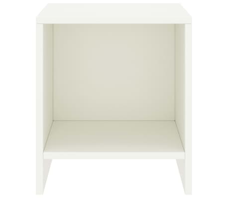 vidaXL Nachttisch Wei&szlig; 35x30x40 cm Kiefer Massivholz