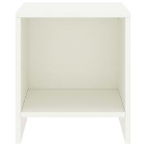 vidaXL Nachttisch Wei&szlig; 35x30x40 cm Kiefer Massivholz