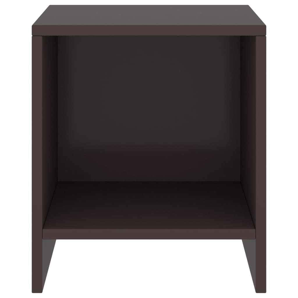 vidaXL Table de chevet Marron foncé 35x30x40 cm Bois de pin massif