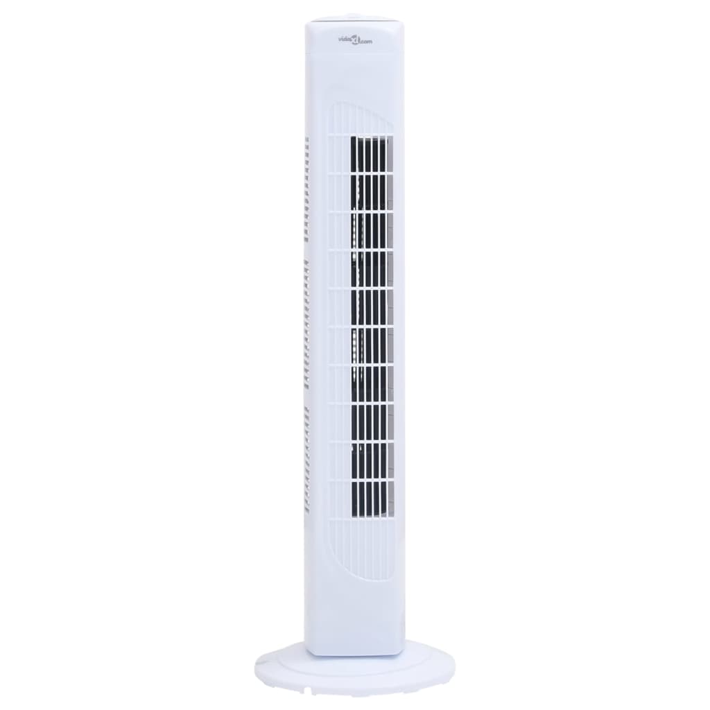 Petrashop  Věžový ventilátor Φ24 x 80 cm bílý