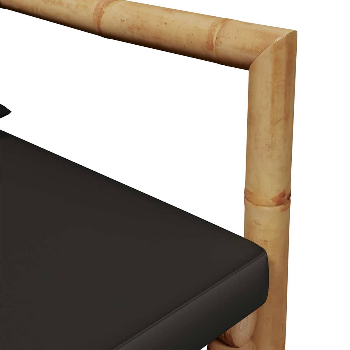 Havestole 2 stk. med hynder bambus - Billede 8