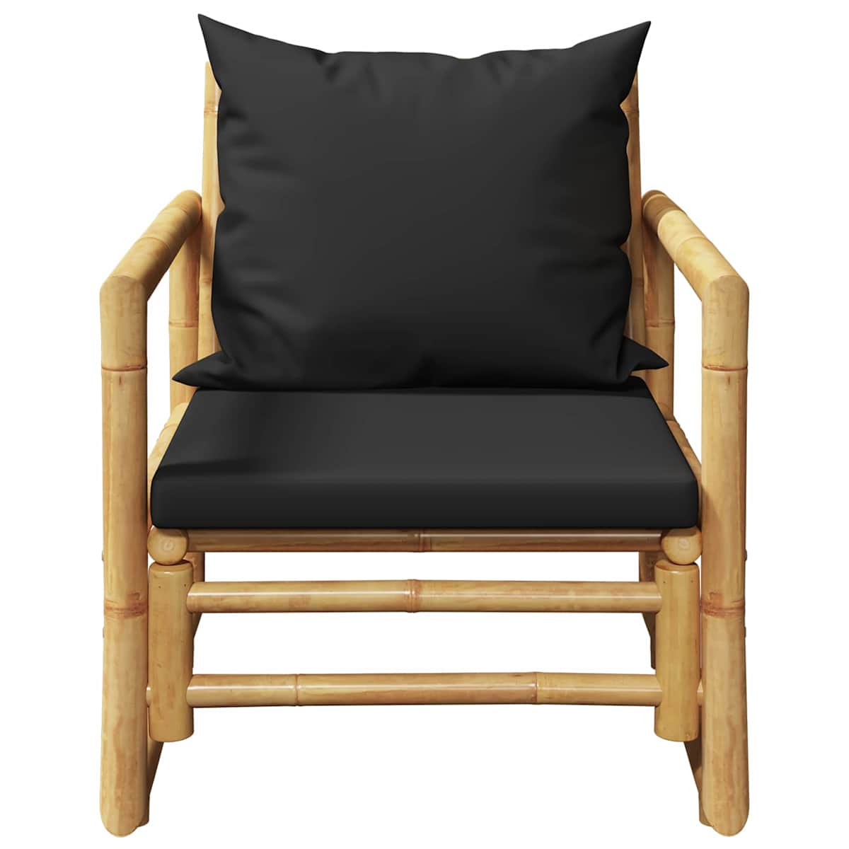 Havestole 2 stk. med hynder bambus - Billede 5