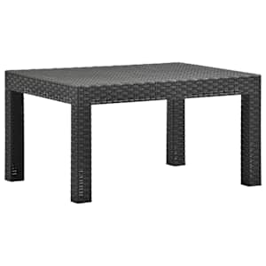 vidaXL aialaud antratsiithall, 58 x 58 x 41 cm, PP rotang