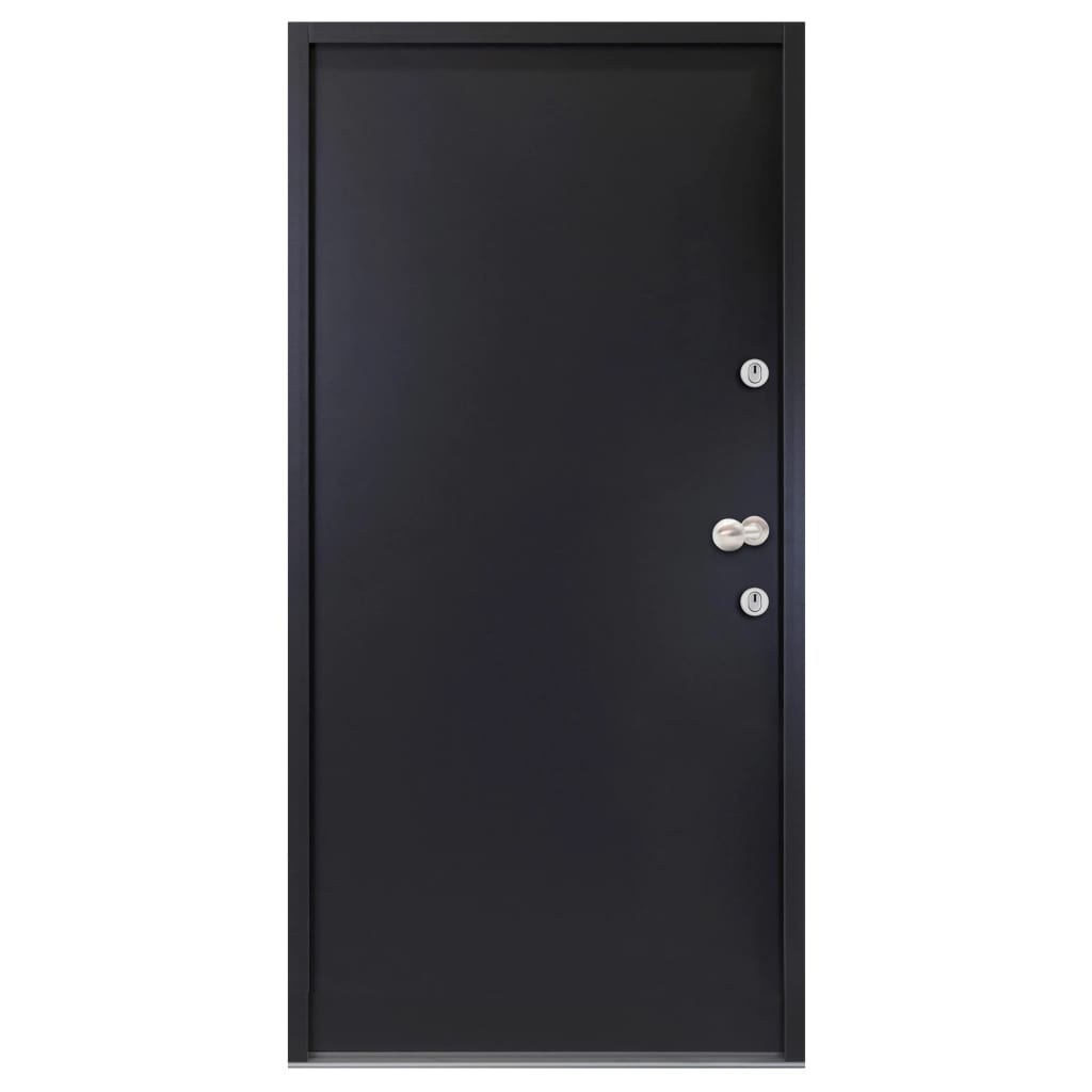 

vidaXL Voordeur 110x207,5 cm aluminium antraciet