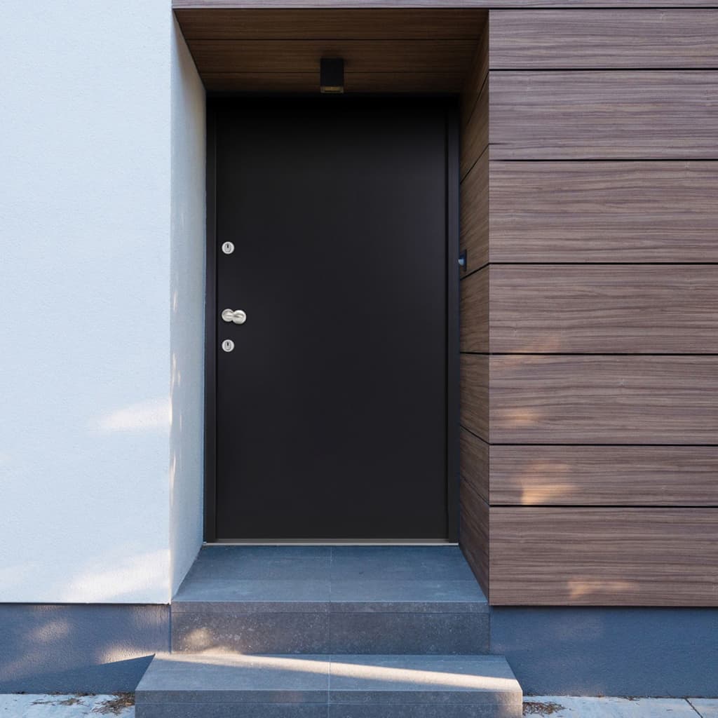 Hliníkové vchodové dveře antracitové 110 x 207,5 cm