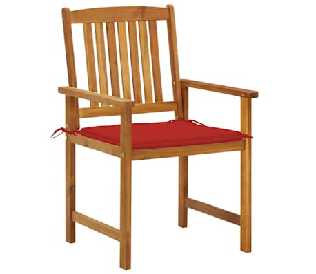 vidaXL aiatoolid istmepatjadega 4 tk, akaatsiapuit