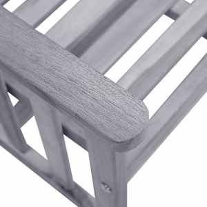 Zahradní židle s čajovým stolkem a poduškami masivní akácie - obrázek 6