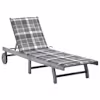 vidaXL p&auml;evitustool istmepadjaga, hall, akaatsiapuit