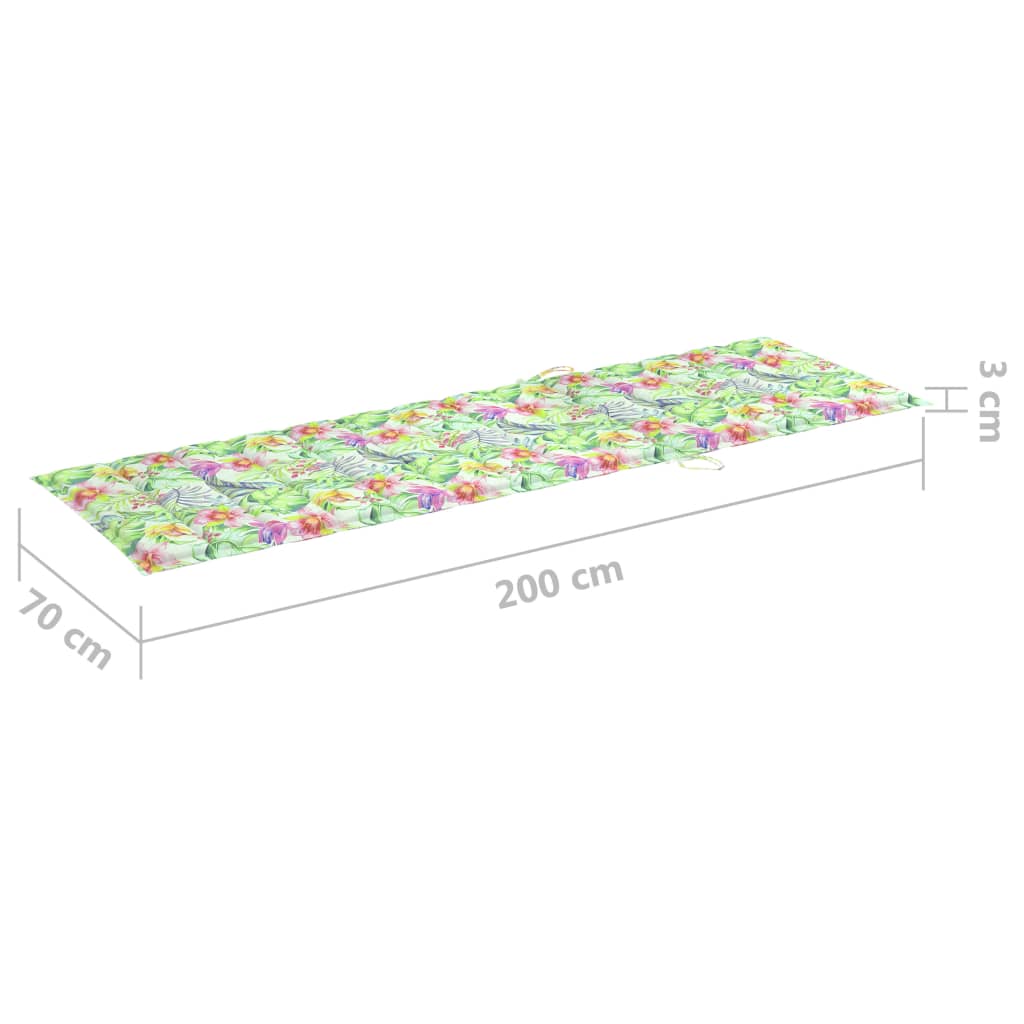 Шезлонг с шалте, акация масив и поцинкована стомана