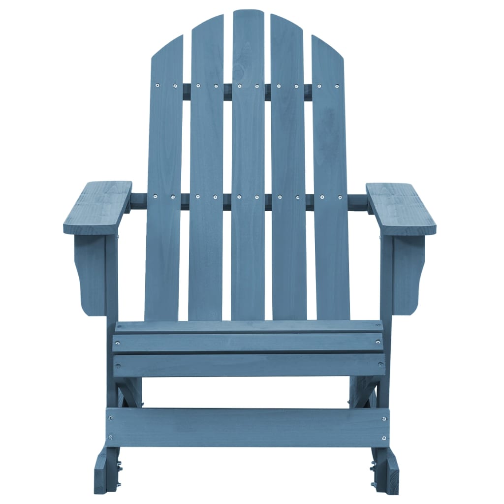 vidaXL Schommelstoel Adirondack massief vurenhout blauw