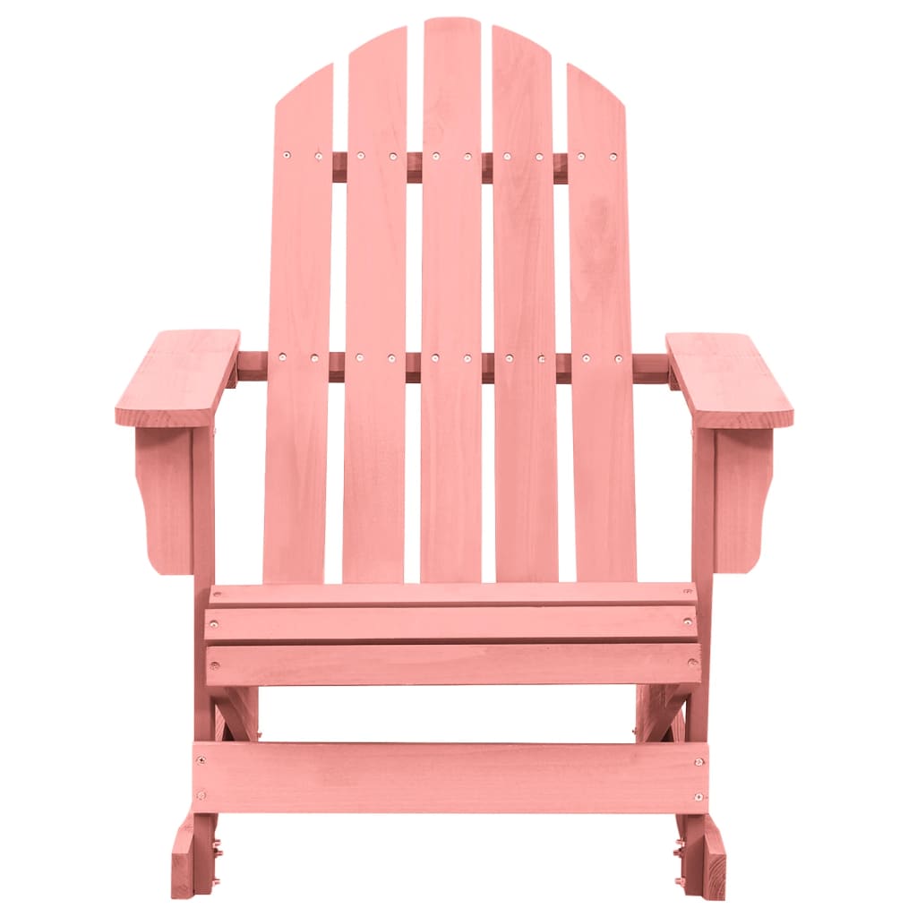 Thumbnail - vidaXL Adirondack-Schaukelstuhl Massivholz Tanne Rosa