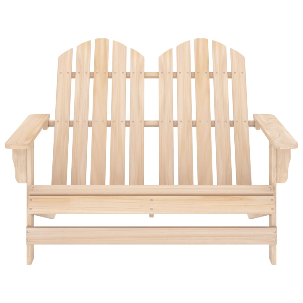 Thumbnail - vidaXL Adirondack-Gartenbank 2-Sitzer Massivholz Tanne