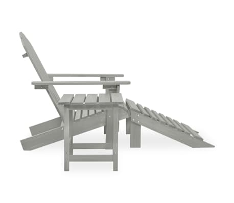 Chaise Berçante Adirondack En Bois HDPE Blanc - Dimensions 92x73,5x90 Cm, Pour Extérieur - Design Classique, Confortable, Résistante Aux Intempéries