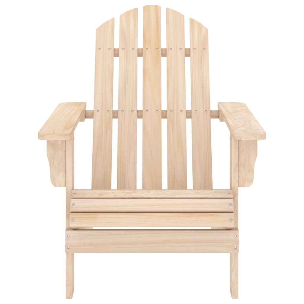 Garden Adirondack Chair With Ottoman And Table Solid Fir Wood VidaXL 20 width=274