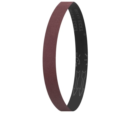 vidaXL Brusilni trakovi 10 kosov P80 40x760 mm