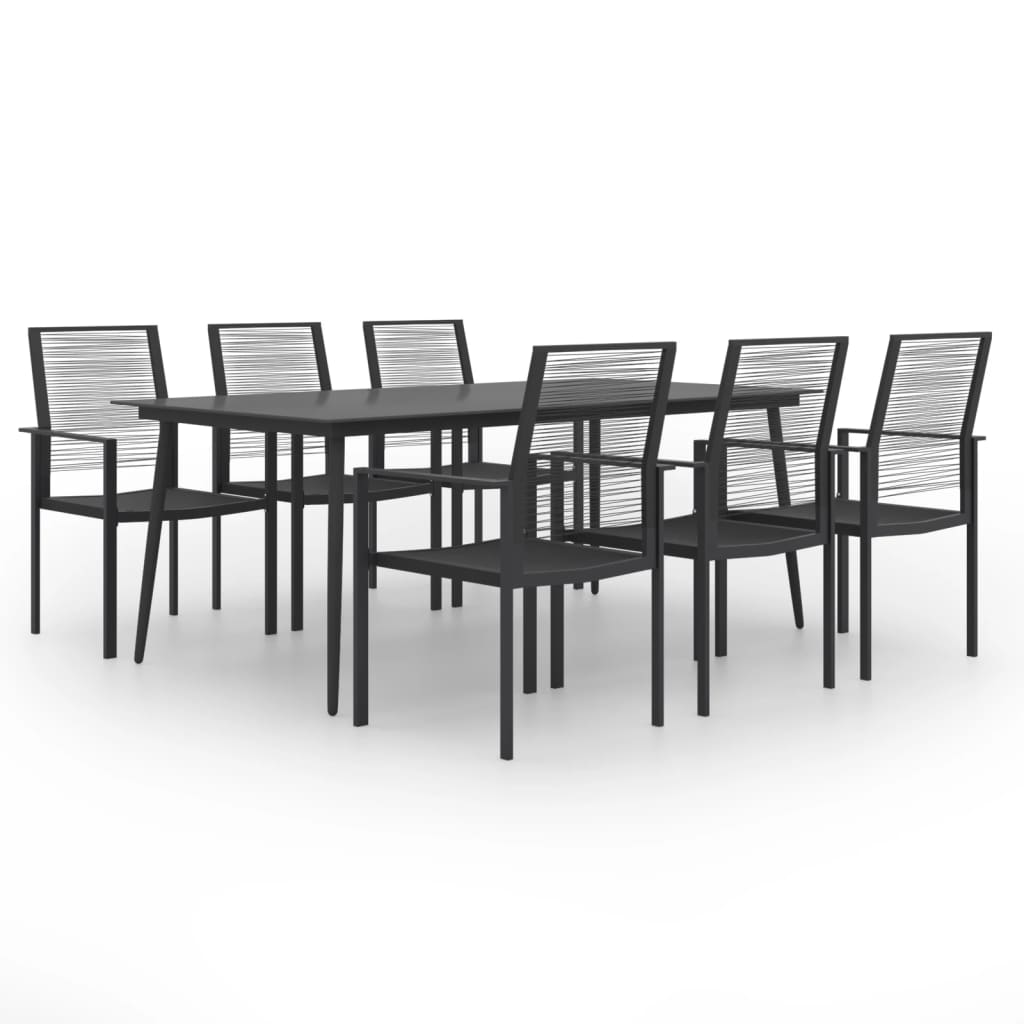 Image of vidaXL 7 Piece Garden Dining Set