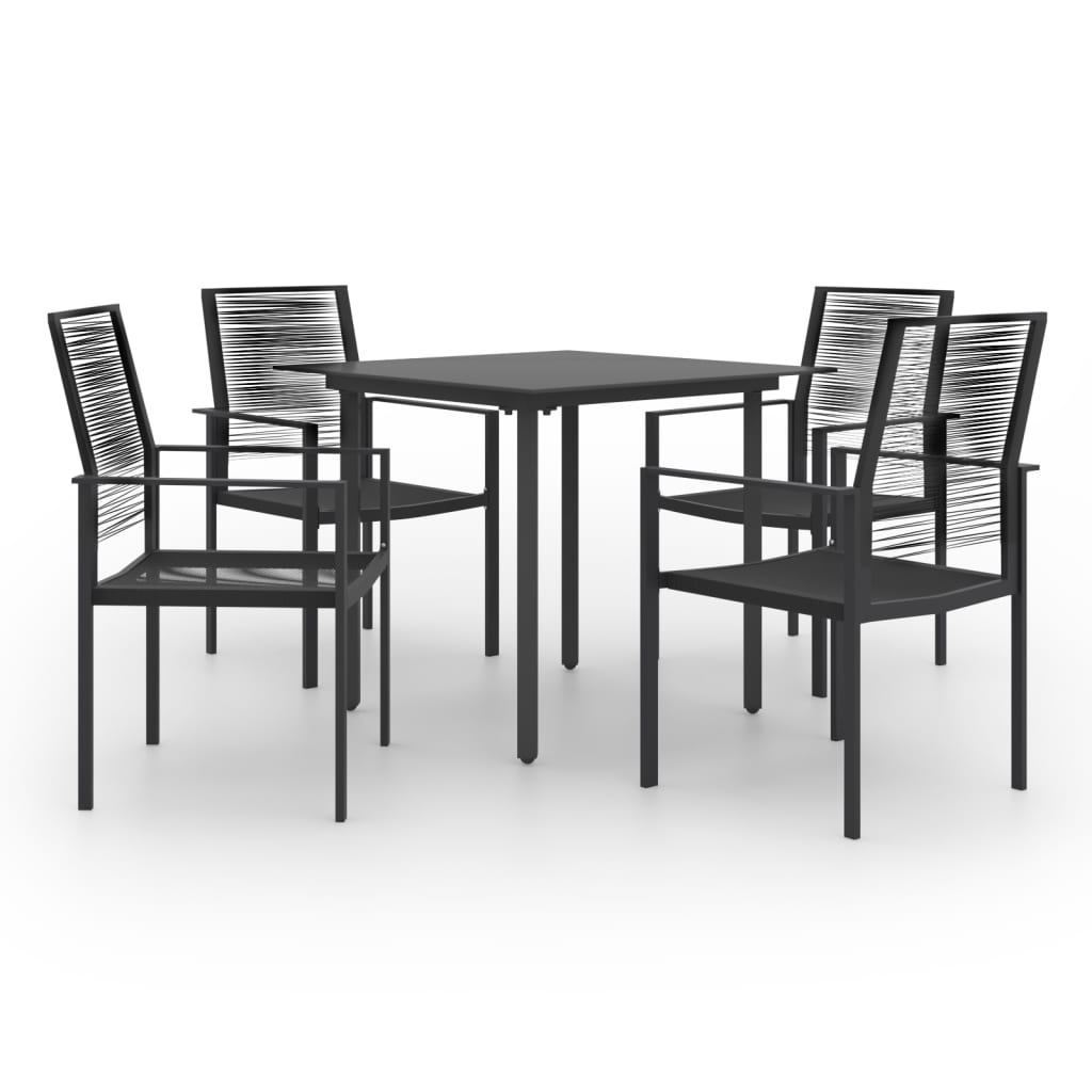 Photos - Garden Furniture VidaXL 5 Piece Patio Dining Set 