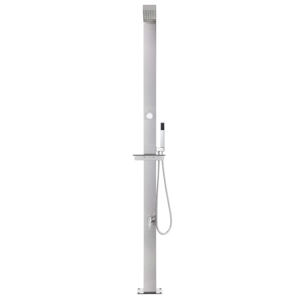 Douche De Jardin 220 Cm Acier Inoxydable VidaXL 14 width=274