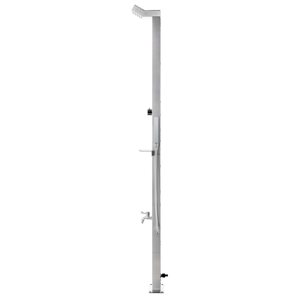 Douche De Jardin 220 Cm Acier Inoxydable VidaXL 15 width=274