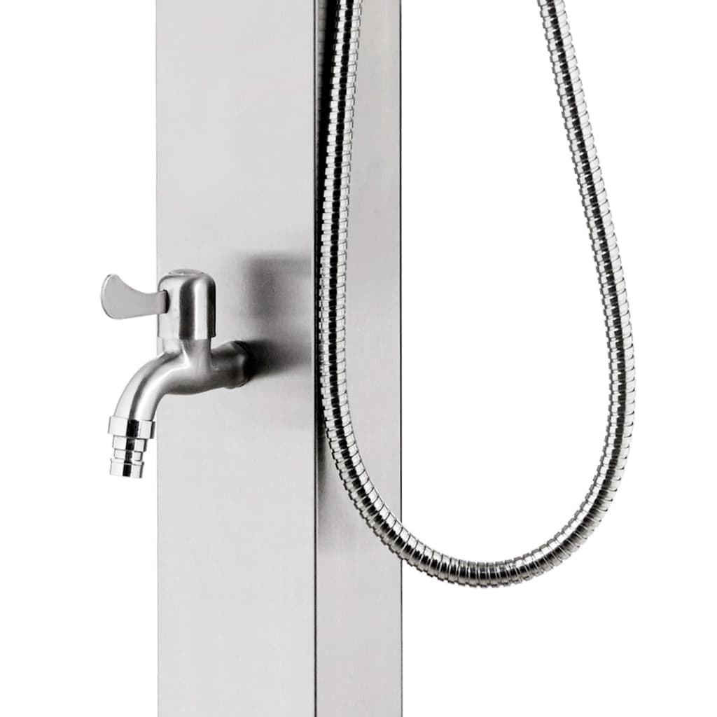 Douche De Jardin 220 Cm Acier Inoxydable VidaXL 20 width=274