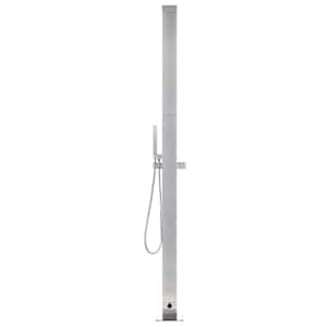 Zahradní sprcha 220 cm nerezová ocel - obrázek 5