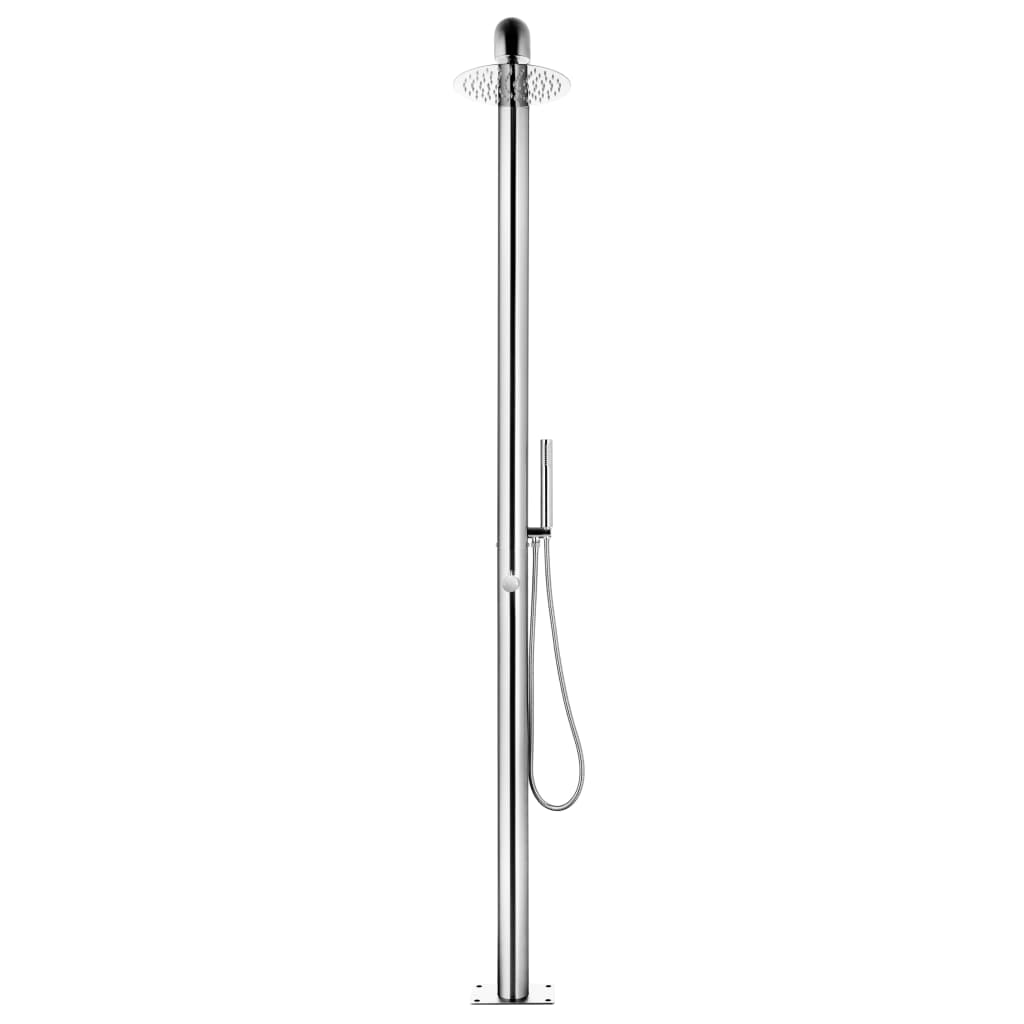 Douche De Jardin 225 Cm Acier Inoxydable VidaXL 14 width=274