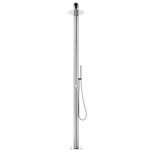 Zahradní sprcha 225 cm nerezová ocel - obrázek 3