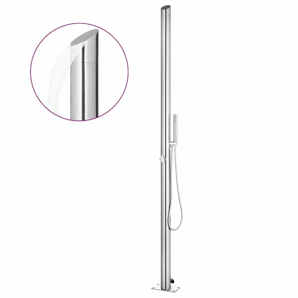 vidaXL aiadu&scaron;&scaron;, 220 cm, roostevaba teras