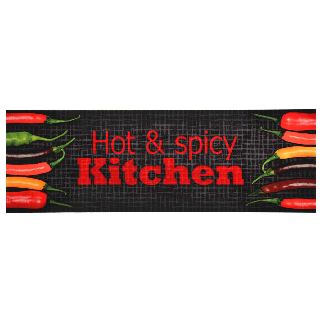  Kuchynský koberec prateľný dizajn Hot & Spicy 60x300 cm