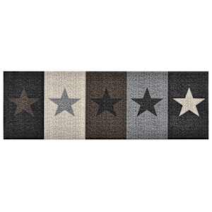 Kuhinjska preproga pralna s potiskom zvezd 45x150 cm