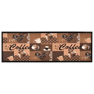 Kuhinjska preproga pralna Coffee rjava 45x150 cm