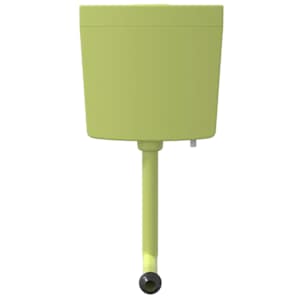 Splachovací WC nádržka se spodním přívodem vody 3/6 l olivová - obrázek 4