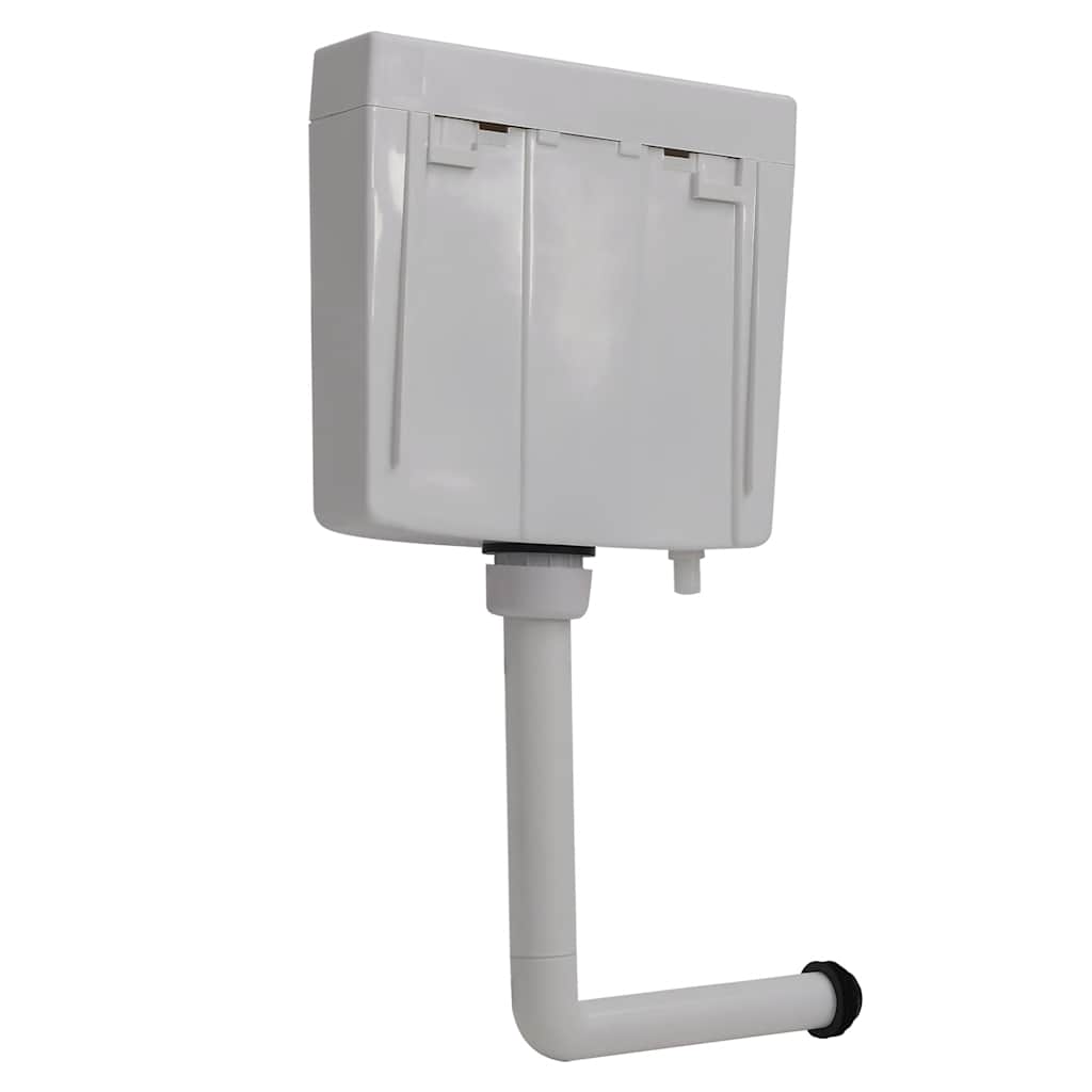 vidaXL WC nádržka so spodným prívodom vody 3/6 l, sivá