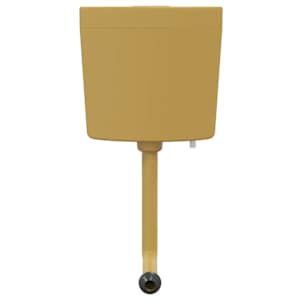 Splachovací WC nádržka se spodním přívodem vody 3/6 l curry - obrázek 4