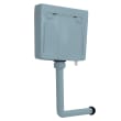 Sciacquone WC Con Doppio Tasto 3/6 L E Ingresso Acqua Dal Basso – Colore Verde Oliva, Cassetta In Polipropilene Per WC, Dimensioni 33,5x12,3x68 Cm, Facile Installazione