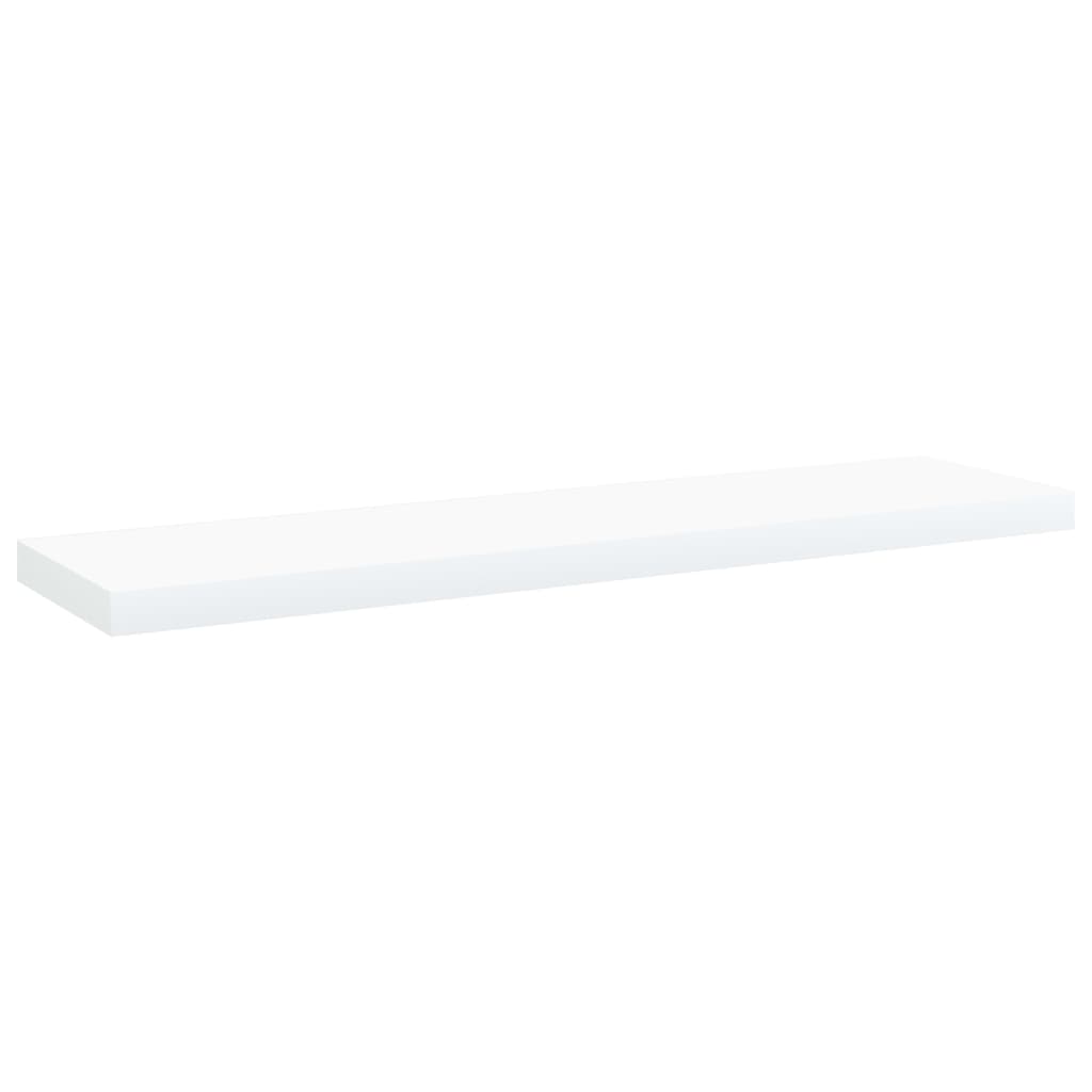 

vidaXL Wandschappen 4 st 40x10x1,5 cm bewerkt hout wit