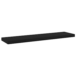Přídavné police 8 ks černé 40 x 10 x 1,5 cm dřevotříska - obrázek 2