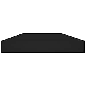 Přídavné police 8 ks černé 40 x 10 x 1,5 cm dřevotříska - obrázek 3