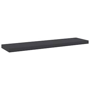 Přídavné police 4 ks šedé 40 x 10 x 1,5 cm dřevotříska - obrázek 2