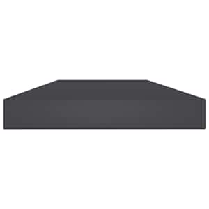 Přídavné police 4 ks šedé 40 x 10 x 1,5 cm dřevotříska - obrázek 3