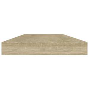 Police na knihy 4 ks dub sonoma 40x10x1,5 cm kompozitní dřevo - obrázek 3