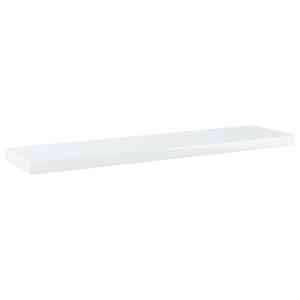 vidaXL Bookshelf Boards 4 pcs High Gloss White 40x10x1.5 cm Engineered Wood