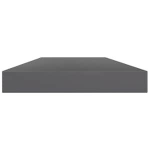 Přídavné police 4 ks šedé vysoký lesk 40x10x1,5 cm dřevotříska - obrázek 3