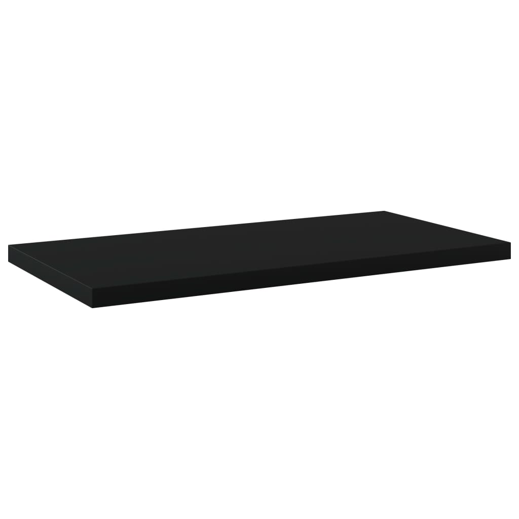 

vidaXL Wandschappen 4 st 40x20x1,5 cm spaanplaat zwart